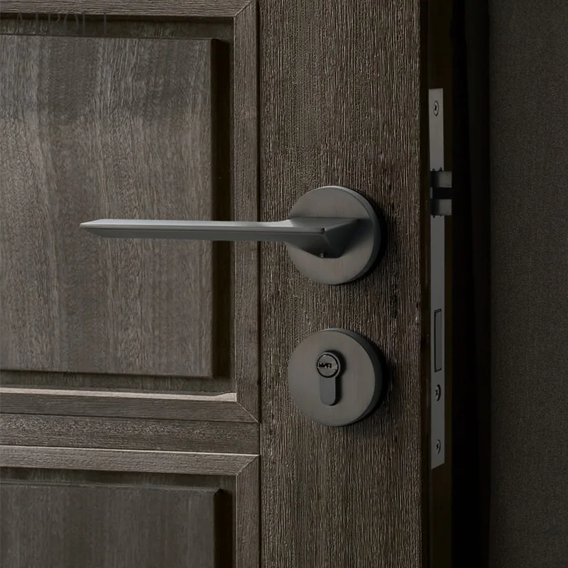 Nordic Door Lock Indoor Bedroom Door Lock Mute Door Lock American Black Gray Split Lock Handle Lock New Simple
Nordic Door Lock Indoor Bedroom Door Lock Mute Door Lock American Black Gray Split Lock Handle Lock New Simple