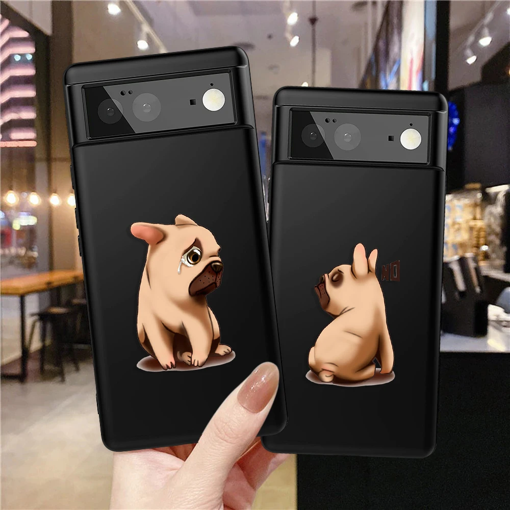 Black Phone Case For Google Pixel 7a 7 Pro Cute Pet Dog Cases For Pixel 7 6 6Pro 6a 5 5a 5G 4XL 4 3XL 3 3a XL 4a Soft TPU Cover
Black Phone Case For Google Pixel 7a 7 Pro Cute Pet Dog Cases For Pixel 7 6 6Pro 6a 5 5a 5G 4XL 4 3XL 3 3a XL 4a Soft TPU Cover
