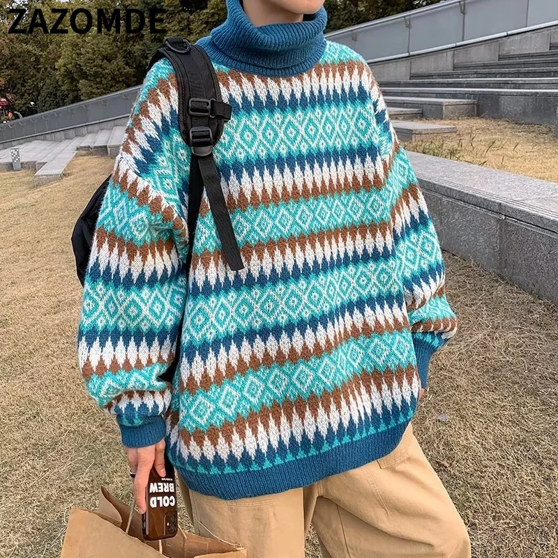 YlSHioo Turtleneck Men's Sweater Winter Men Clothing Hip Hop Knitted Sweater Streetwear Casual Pullovers Oversized Sweater 2022
YlSHioo Turtleneck Men's Sweater Winter Men Clothing Hip Hop Knitted Sweater Streetwear Casual Pullovers Oversized Sweater 2022