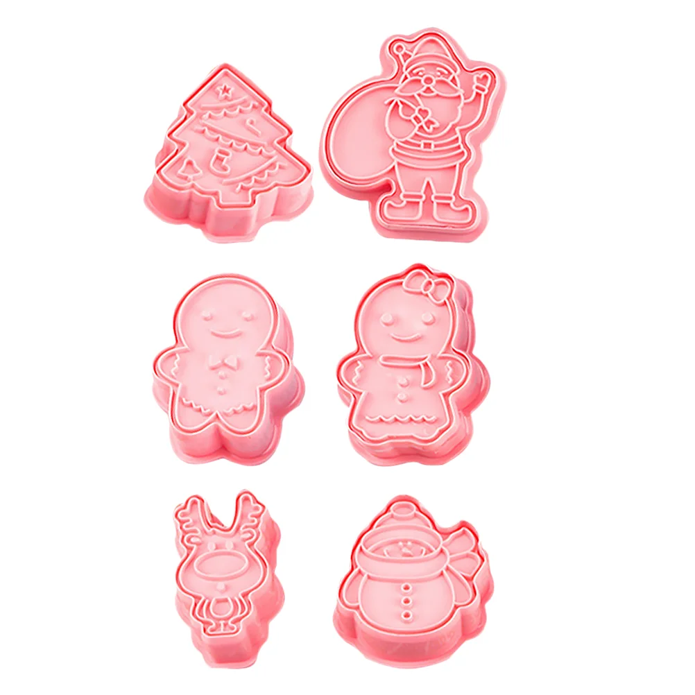 6 Pcs Silicone Soap Molds Biscuit Baking Die 6X4.4X2CM DIY Cookie Pink Pp Christmas Theme Child
6 Pcs Silicone Soap Molds Biscuit Baking Die 6X4.4X2CM DIY Cookie Pink Pp Christmas Theme Child