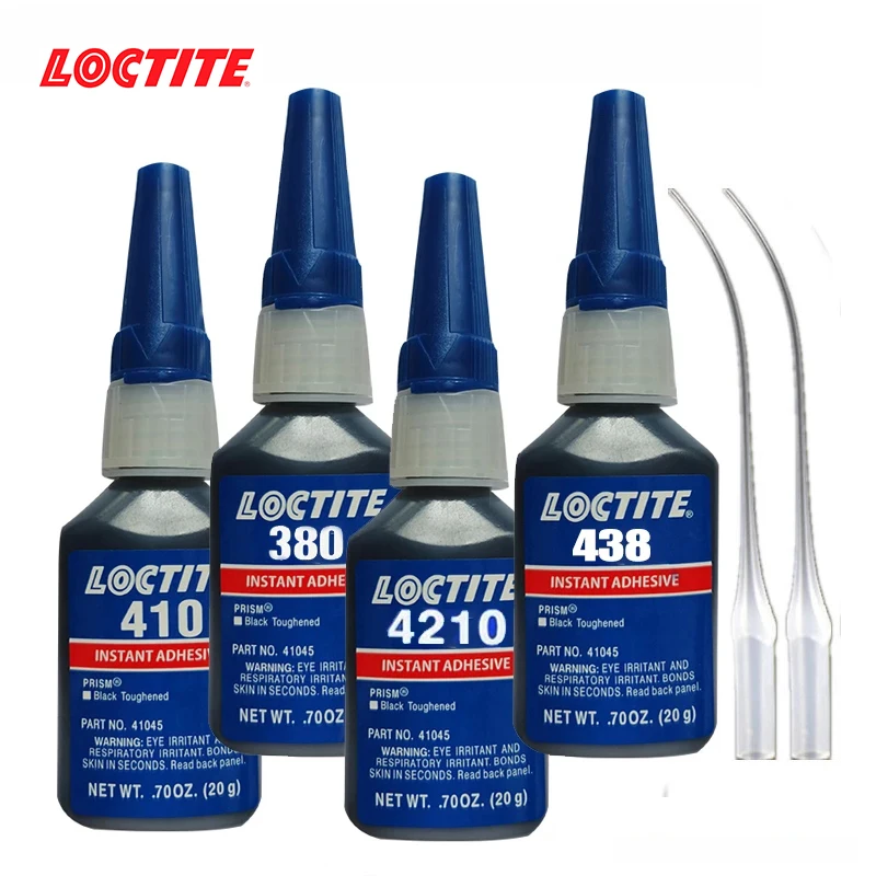 Loctite 20g instant dry glue 410 380 480 438 4210 black strong all-purpose glue for metal rubber plastic ceramics
Loctite 20g instant dry glue 410 380 480 438 4210 black strong all-purpose glue for metal rubber plastic ceramics