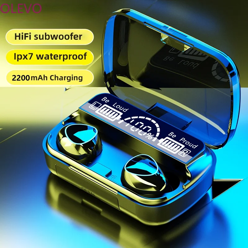 TWS Bluetooth 5.1 Earphones Charging Box Wireless Headphone 9D Stereo Sports Waterproof Earbuds Headsets With Microphone
TWS Bluetooth 5.1 Earphones Charging Box Wireless Headphone 9D Stereo Sports Waterproof Earbuds Headsets With Microphone