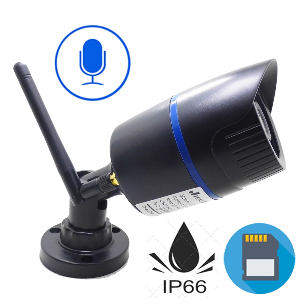 IP-камера наружная беспроводная водонепроницаемая с поддержкой Wi-Fi, 720/960/1080P
IP-камера наружная беспроводная водонепроницаемая с поддержкой Wi-Fi, 720/960/1080P