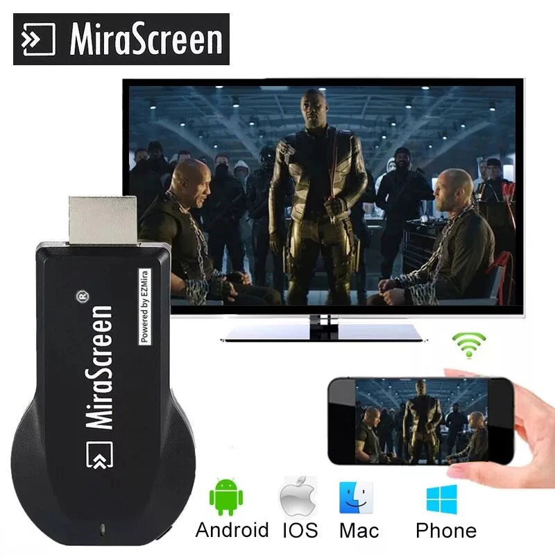 Беспроводной адаптер K6/M2 pro Mirascreen HDMI-совместимый адаптер 2,4G/5G двухдиапазонный WiFi TV Miracast приемник для DLNA Airplay Anycast
Беспроводной адаптер K6/M2 pro Mirascreen HDMI-совместимый адаптер 2,4G/5G двухдиапазонный WiFi TV Miracast приемник для DLNA Airplay Anycast