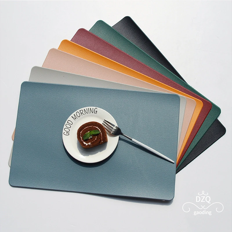 Waterproof Anti-Oil InsulateTable Mats Heat-resistant Nonslip Pads Placemats for Dining Table Decor Leather Placemat table mat
Waterproof Anti-Oil InsulateTable Mats Heat-resistant Nonslip Pads Placemats for Dining Table Decor Leather Placemat table mat