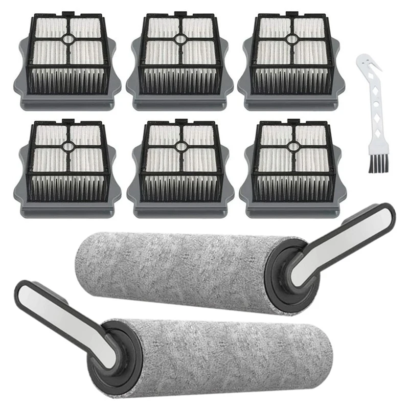 2 Pack Multi-Surface Brush Roll And 6 Pack Vacuum Filter For Tineco Floor ONE S5 Hardwood Floors Vacuum Cleaner Parts
2 Pack Multi-Surface Brush Roll And 6 Pack Vacuum Filter For Tineco Floor ONE S5 Hardwood Floors Vacuum Cleaner Parts