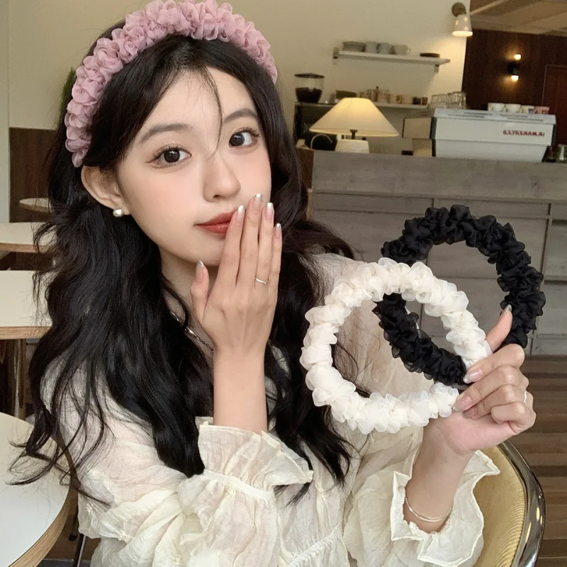 2023 New Fashion Pleated Lace Hair Bands Simple Headband for Women Elegant Girl Headdress Accessories Friend Gifts
2023 New Fashion Pleated Lace Hair Bands Simple Headband for Women Elegant Girl Headdress Accessories Friend Gifts