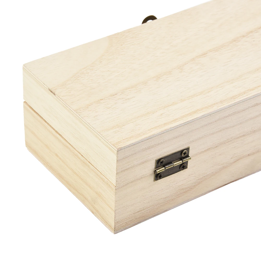 Wooden Storage Box Manual Polishing Metal Buckle Natural/Light/Dark Rectangular Retro Style 20*10*6cm Brand New
Wooden Storage Box Manual Polishing Metal Buckle Natural/Light/Dark Rectangular Retro Style 20*10*6cm Brand New