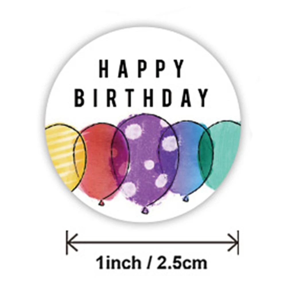 50-500Pcs 6 Styles Happy Birthday 1inch Round Stickers Party Gift Packaging Seal Labels for Scrapbooking Cards Decoration
50-500Pcs 6 Styles Happy Birthday 1inch Round Stickers Party Gift Packaging Seal Labels for Scrapbooking Cards Decoration