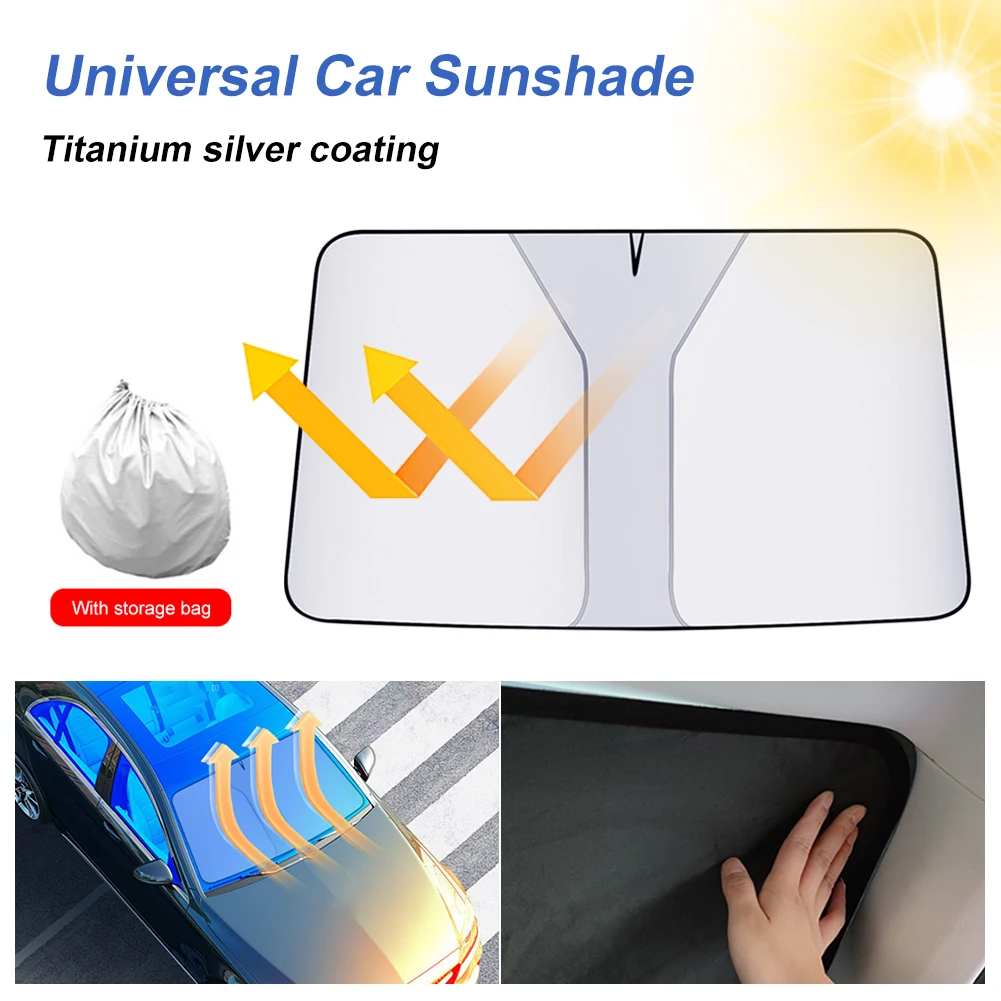 Universal Car Sunshade Front Window Sun Shade Windshield Cover Heat Insulation Sun UV Protection Auto Accessories
Universal Car Sunshade Front Window Sun Shade Windshield Cover Heat Insulation Sun UV Protection Auto Accessories
