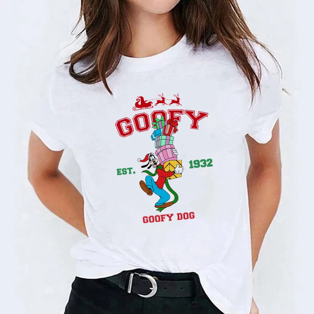 Disney Christmas T Shirt Women Funny Goofy Print Beautiful Xmas Gift Clothes Festival Vibes Fashion Trend Female Blouses 2022
Disney Christmas T Shirt Women Funny Goofy Print Beautiful Xmas Gift Clothes Festival Vibes Fashion Trend Female Blouses 2022
