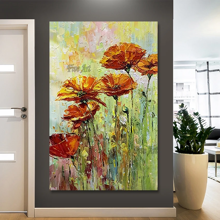Frameless Original Abstract Flower Painting Large Living Room Wall Picture 100% Handmade Modern Decorative Home Accessories
Frameless Original Abstract Flower Painting Large Living Room Wall Picture 100% Handmade Modern Decorative Home Accessories