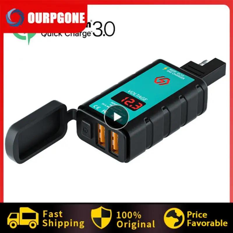 Sae Socket Sae To Usb Adapter Temperature Resistant Dustproof Voltmeter Motorcycle Quick Disconnect Plug Dc12-24v Dual Usb Qc3.0
Sae Socket Sae To Usb Adapter Temperature Resistant Dustproof Voltmeter Motorcycle Quick Disconnect Plug Dc12-24v Dual Usb Qc3.0