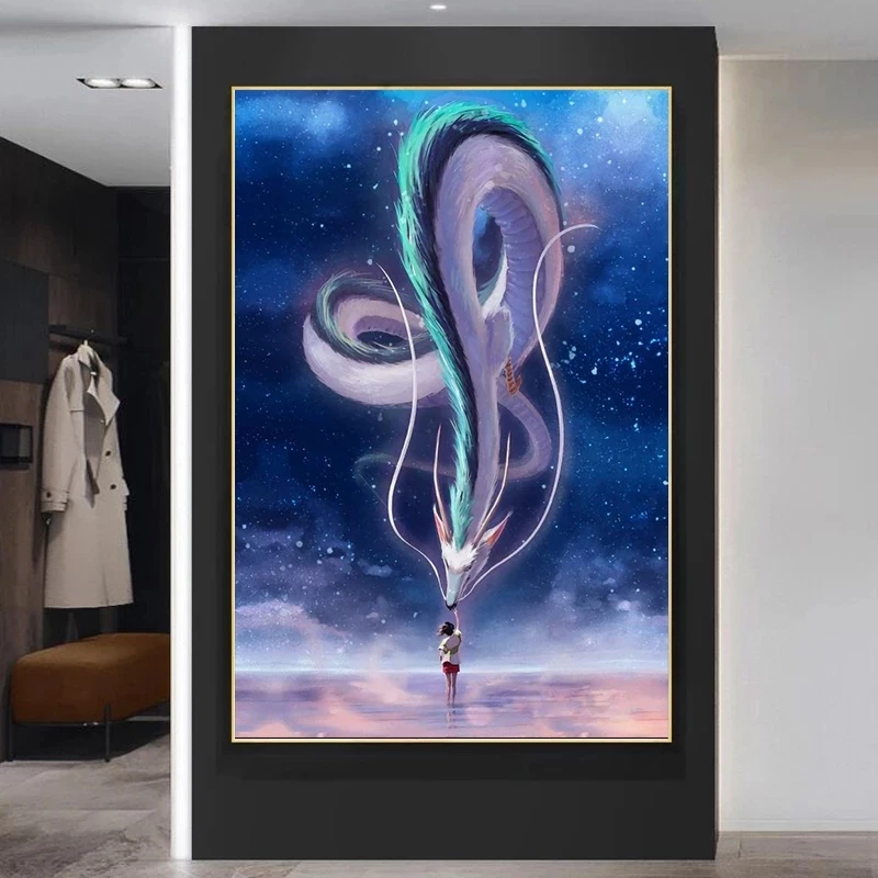 5D DIY Diamond Painting Spirited Away White Dragon and Ogino Chihiro Mosaic Embroidery Anime Crystal Cross Stitch Home Decor
5D DIY Diamond Painting Spirited Away White Dragon and Ogino Chihiro Mosaic Embroidery Anime Crystal Cross Stitch Home Decor