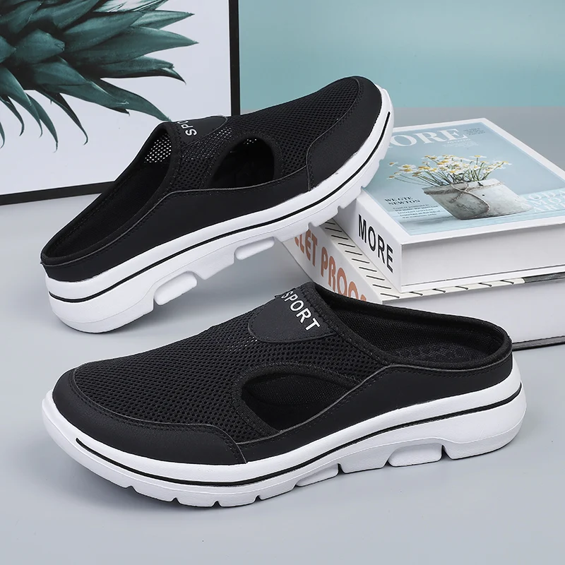 Summer Super Light Men Casual Half Slippers Fashion Mesh Breathable Flats Shoes Comfort Walking Couple Footwear Large Size 48
Summer Super Light Men Casual Half Slippers Fashion Mesh Breathable Flats Shoes Comfort Walking Couple Footwear Large Size 48