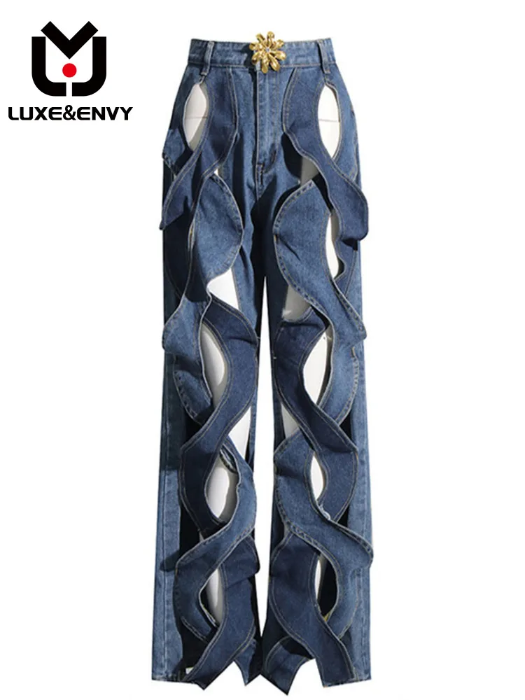 LUXE&ENVY Twisted Wide Leg Pants 2023 Summer New High Waist Straight Tube Loose Slim Design Long Jeans Women 2023
LUXE&ENVY Twisted Wide Leg Pants 2023 Summer New High Waist Straight Tube Loose Slim Design Long Jeans Women 2023