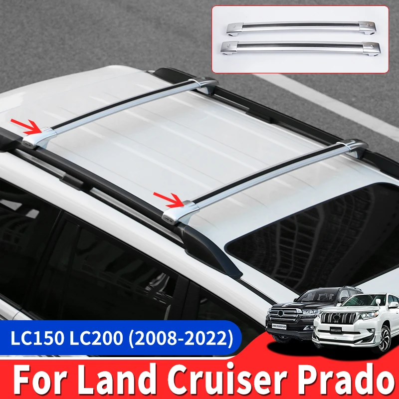 For Toyota Land Cruiser 200 Prado 150 2008-2023 Aluminum Alloy Roof Rack Cross Bar Lc150 LC200 Exterior Modification Accessories
For Toyota Land Cruiser 200 Prado 150 2008-2023 Aluminum Alloy Roof Rack Cross Bar Lc150 LC200 Exterior Modification Accessories
