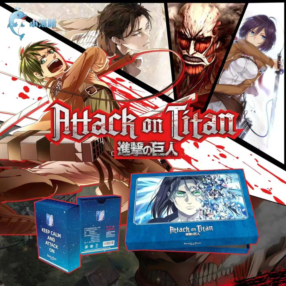 Attack on Titan Collection Card Three-dimensional Crystal Card Embossed Laser Flash Card Board Game ErenJaeger Mikasa·Ackerman
Attack on Titan Collection Card Three-dimensional Crystal Card Embossed Laser Flash Card Board Game ErenJaeger Mikasa·Ackerman