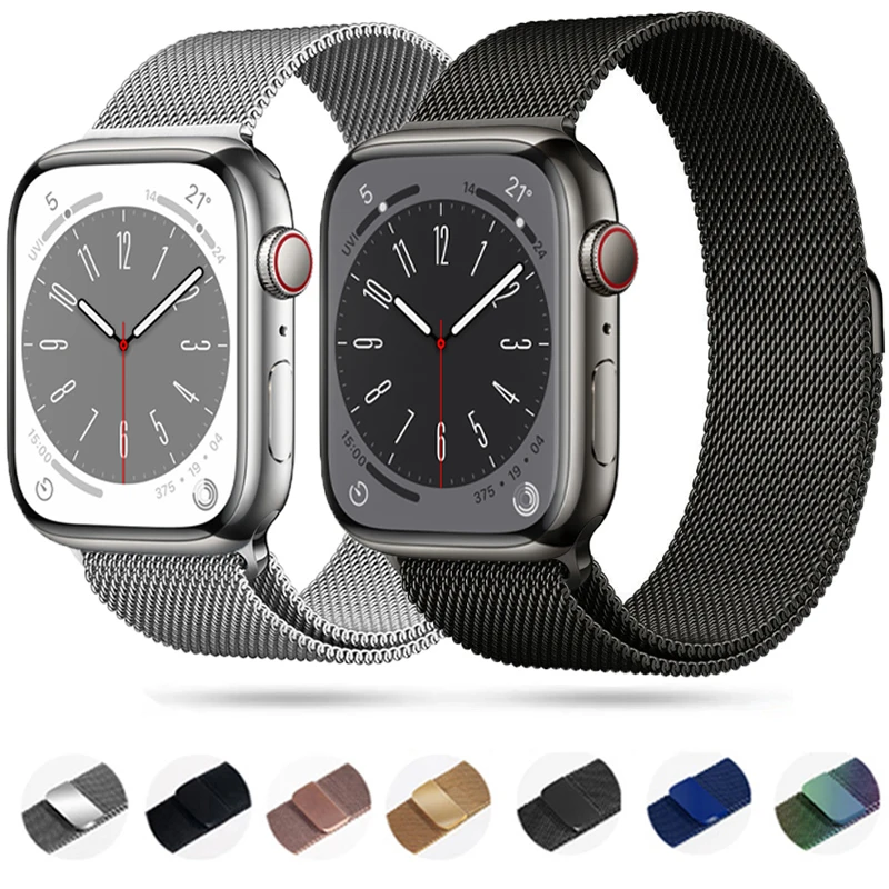 Magnetic Loop Strap For Apple watch Ultra Band 49mm 44mm 40mm 45mm 41mm 42mm 38mm 45 44 mm bracelet iWatch Series 3 4 5 6 SE 7 8
Magnetic Loop Strap For Apple watch Ultra Band 49mm 44mm 40mm 45mm 41mm 42mm 38mm 45 44 mm bracelet iWatch Series 3 4 5 6 SE 7 8