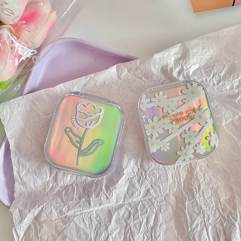 Чехол для контактных линз в стиле ретро с цветным цветочным рисунком
Чехол для контактных линз в стиле ретро с цветным цветочным рисунком