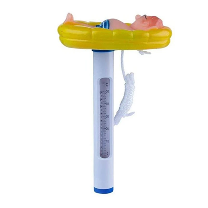 Floating Pool Thermometer, Floating Guy Large Size String For Outdoor/Indoor Swimming Pools, Hot Tub, Spa, And Pond
Floating Pool Thermometer, Floating Guy Large Size String For Outdoor/Indoor Swimming Pools, Hot Tub, Spa, And Pond