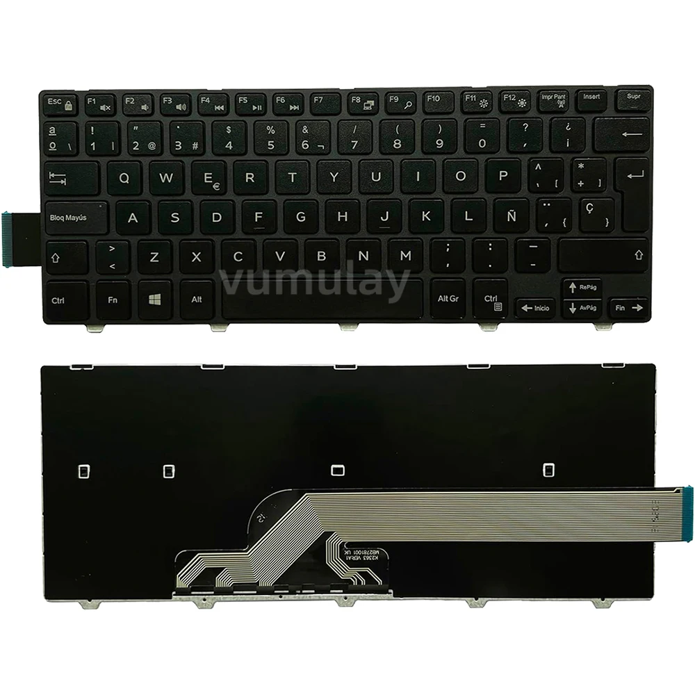 Brazil/Spanish Keyboard for DELL 3441 3442 3443 3445 3446 3449 3451 3458 5442 5443 5445 14-5447 P49G 5451 5455 5457 5458 7447
Brazil/Spanish Keyboard for DELL 3441 3442 3443 3445 3446 3449 3451 3458 5442 5443 5445 14-5447 P49G 5451 5455 5457 5458 7447