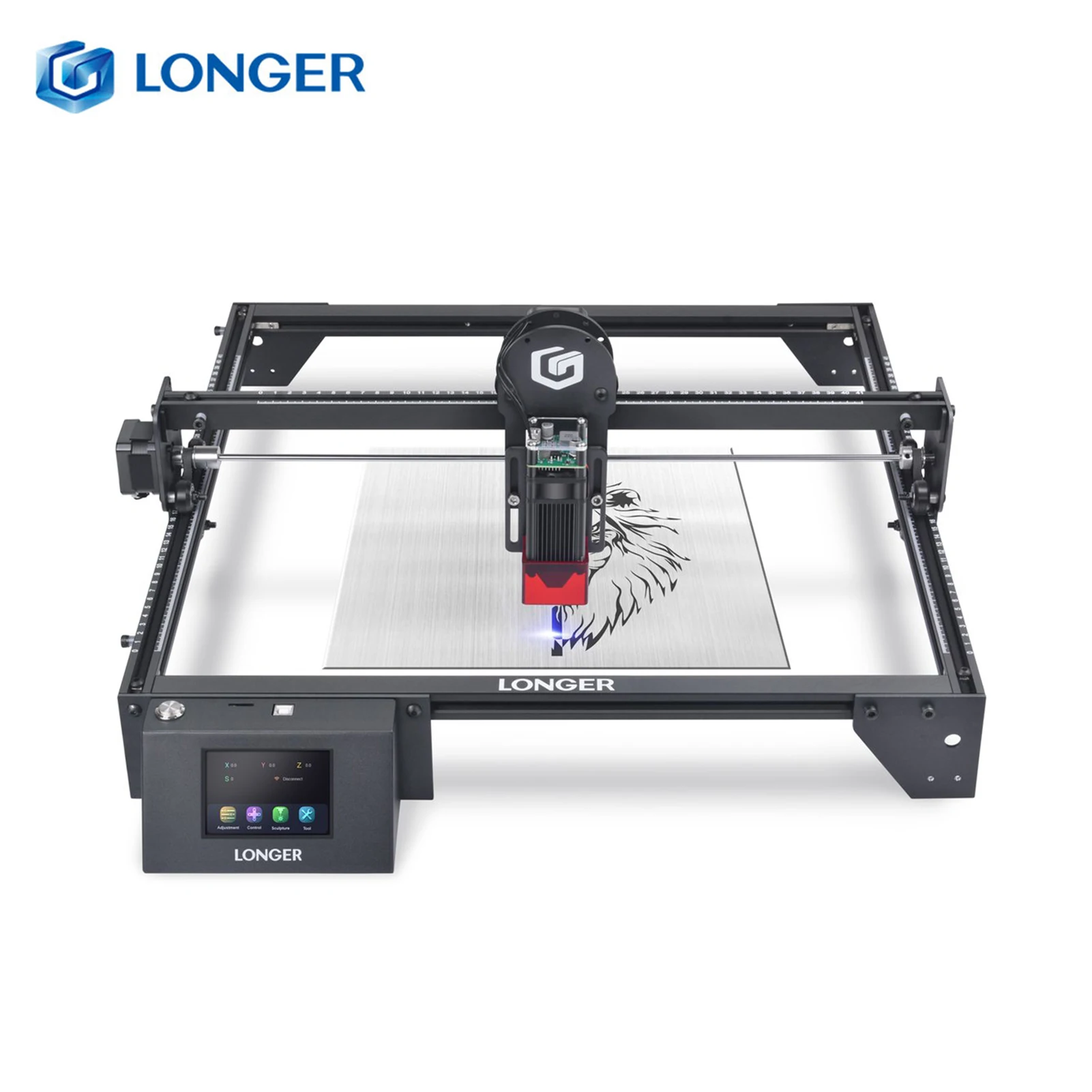 LONGER RAY5 5W Laser Engraver EyeProtection 400x400mm Carving Area Ultrafine Laser Spot Eye Protection Compatible with LaserGRBL
LONGER RAY5 5W Laser Engraver EyeProtection 400x400mm Carving Area Ultrafine Laser Spot Eye Protection Compatible with LaserGRBL