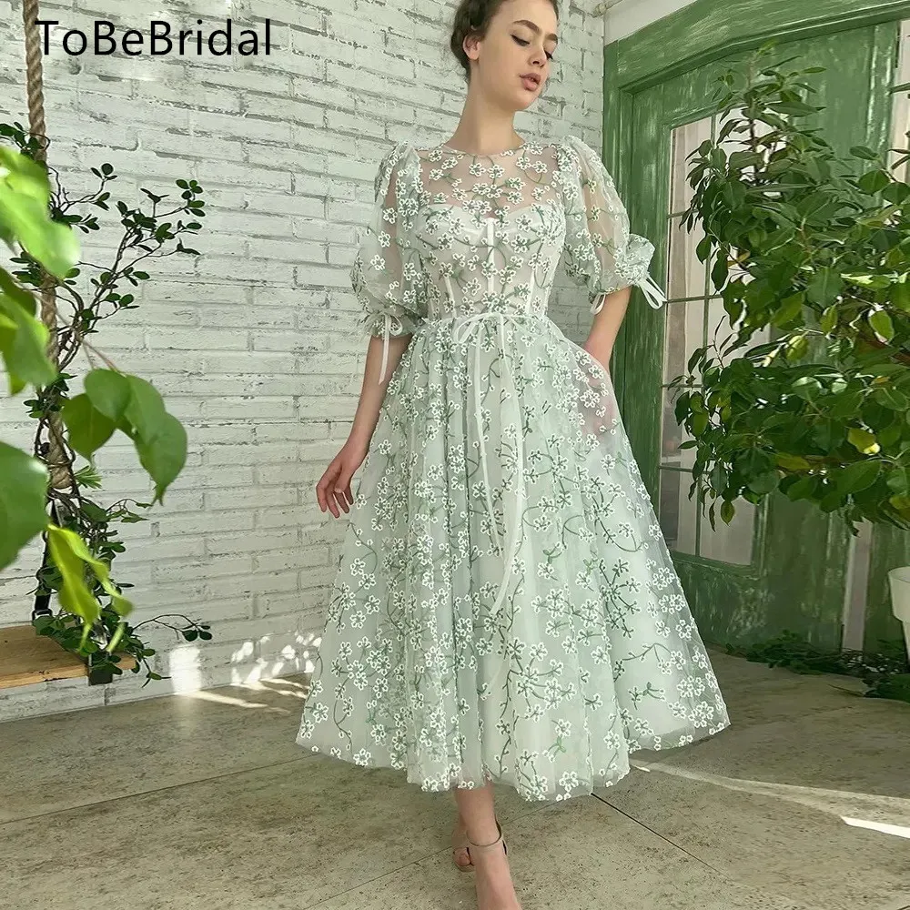 Elegant Prom Gown Printed Lace Round Neck Short Fluffy Sleeves A-Line Party Dresses For Women Gala Vestidos De Graduaci ó n
Elegant Prom Gown Printed Lace Round Neck Short Fluffy Sleeves A-Line Party Dresses For Women Gala Vestidos De Graduaci ó n