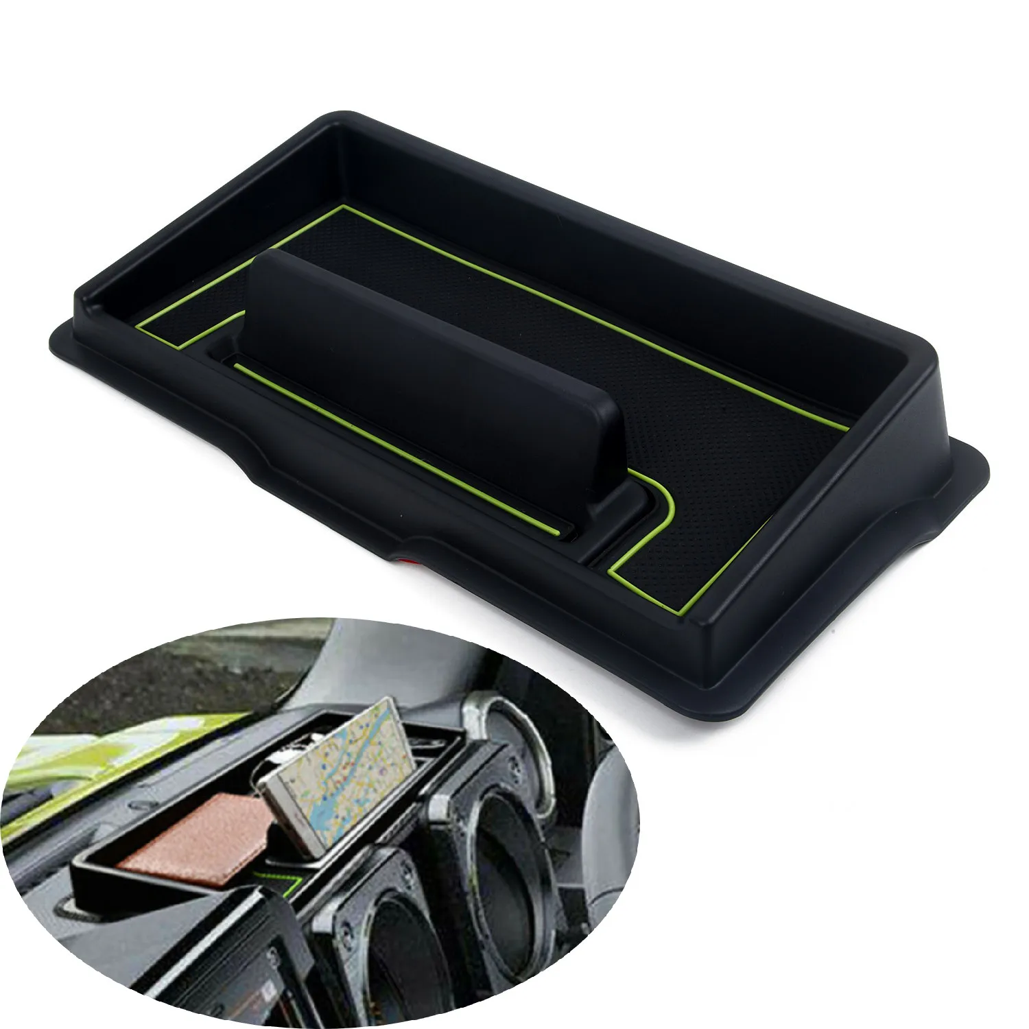 Car Containing Box Dashboard Storage Box Plastic Organizer With Non-slip Mat Auto Interior Accessories For Suzuki Jimny 2019
Car Containing Box Dashboard Storage Box Plastic Organizer With Non-slip Mat Auto Interior Accessories For Suzuki Jimny 2019