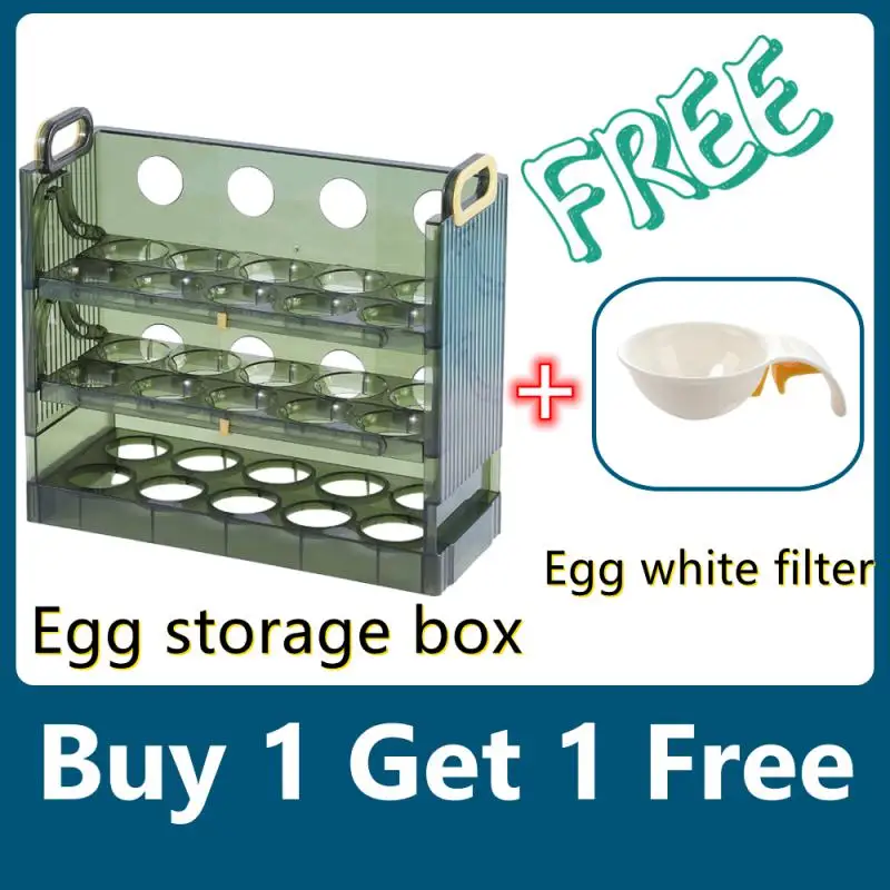 Egg Box Storage Box Flip Egg Box Refrigerator Kitchen Preservation Organizer Portable Durable Egg Container Kitchen Accessories
Egg Box Storage Box Flip Egg Box Refrigerator Kitchen Preservation Organizer Portable Durable Egg Container Kitchen Accessories