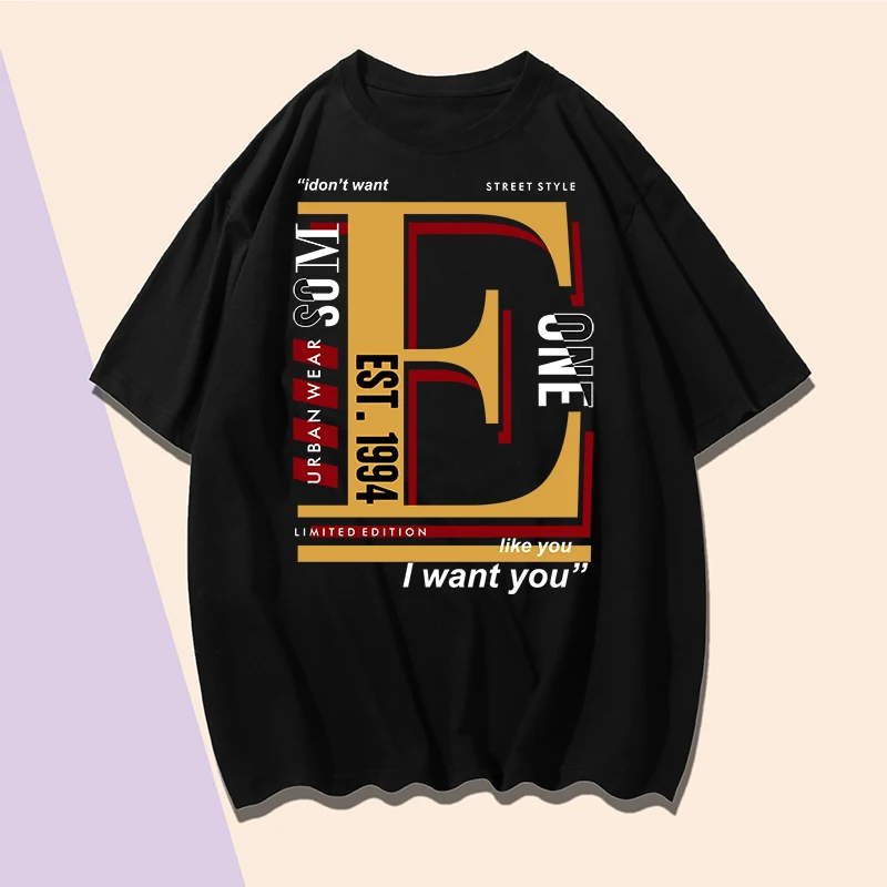 Printing T Shirt Yellow Orange Letter Short Sleeve Round Neck Loose T Shirt L XL XXL XXXL Black Cotton Casual Clothing
Printing T Shirt Yellow Orange Letter Short Sleeve Round Neck Loose T Shirt L XL XXL XXXL Black Cotton Casual Clothing