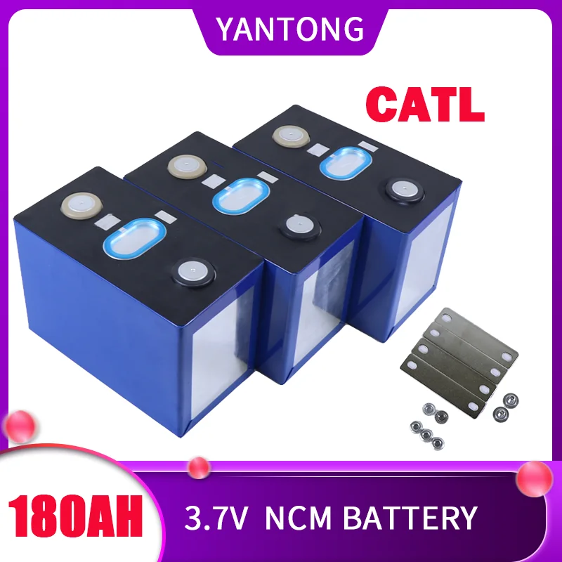 3.7V 180Ah Original CATL NMC Lithium Rechargeable Batteries 3-13PCS For DIY RV Solar System Boat Scooter EU Tax Free
3.7V 180Ah Original CATL NMC Lithium Rechargeable Batteries 3-13PCS For DIY RV Solar System Boat Scooter EU Tax Free