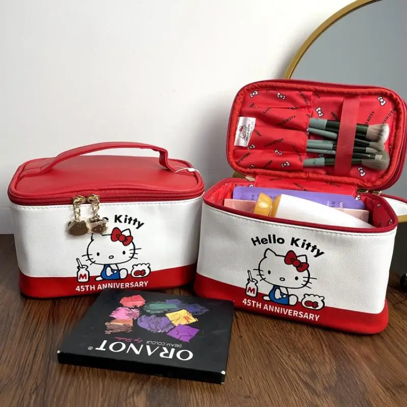 Sanrio HelloKitty Mymelody Kuromi Cinnamoroll Large Capacity Ins Wind Simple Cosmetic Bag Portable Travel Storage Skin Care Bag 
Sanrio HelloKitty Mymelody Kuromi Cinnamoroll Large Capacity Ins Wind Simple Cosmetic Bag Portable Travel Storage Skin Care Bag