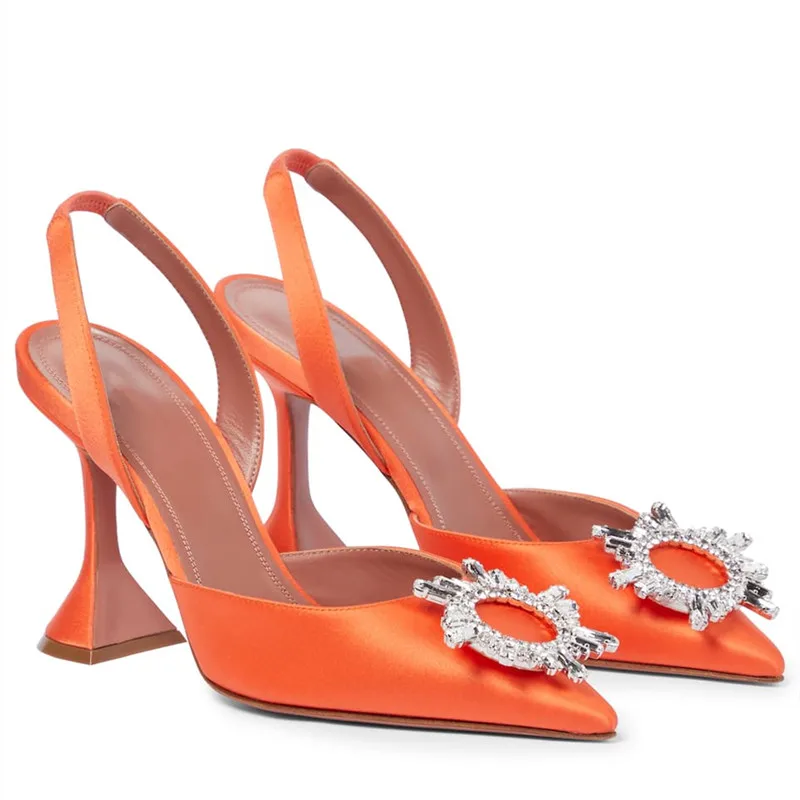 2022 Star Style Women Sandals Elegant Pointed Toe Slingback Summer Office Lady Shoes Fashion High Heels Gladiator Sandals Woman
2022 Star Style Women Sandals Elegant Pointed Toe Slingback Summer Office Lady Shoes Fashion High Heels Gladiator Sandals Woman