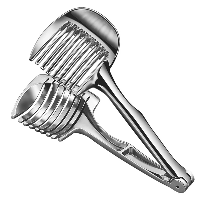Multiuse Tomato Slicer,Multi-Functional Slicer,Design for Accurate Cuts Tomatoes Lemon Cutter,Handheld Onion Slicer
Multiuse Tomato Slicer,Multi-Functional Slicer,Design for Accurate Cuts Tomatoes Lemon Cutter,Handheld Onion Slicer