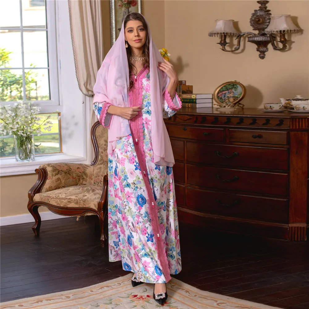 Коллекция 2023 года, Рамадан, цветочный принт, Abaya Eid Mubarak Djellaba, женское платье, кафтан, арабское платье, женское платье, платье Jilbab
Коллекция 2023 года, Рамадан, цветочный принт, Abaya Eid Mubarak Djellaba, женское платье, кафтан, арабское платье, женское платье, платье Jilbab