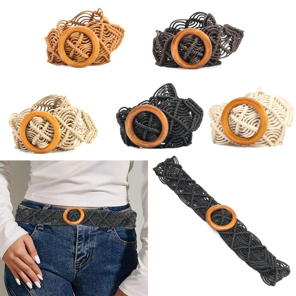 Waist Accessories Waistband Corset Ethnic Style Belt Rope Woven Belt Hollow Buckle Belt Women Female Ladies Belts
Waist Accessories Waistband Corset Ethnic Style Belt Rope Woven Belt Hollow Buckle Belt Women Female Ladies Belts