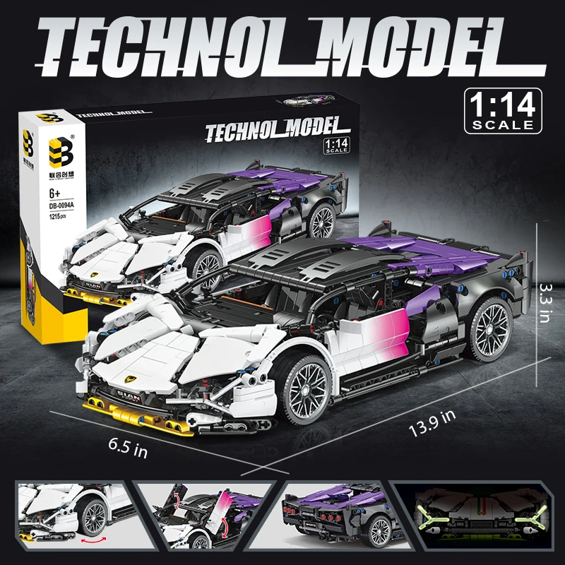 Конструктор technlamborghini Hypercar Racing Moc, гоночный автомобиль, сборная модель автомобиля, кирпичи, игрушки для мальчиков, рождественские подарки для детей
Конструктор technlamborghini Hypercar Racing Moc, гоночный автомобиль, сборная модель автомобиля, кирпичи, игрушки для мальчиков, рождественские подарки для детей