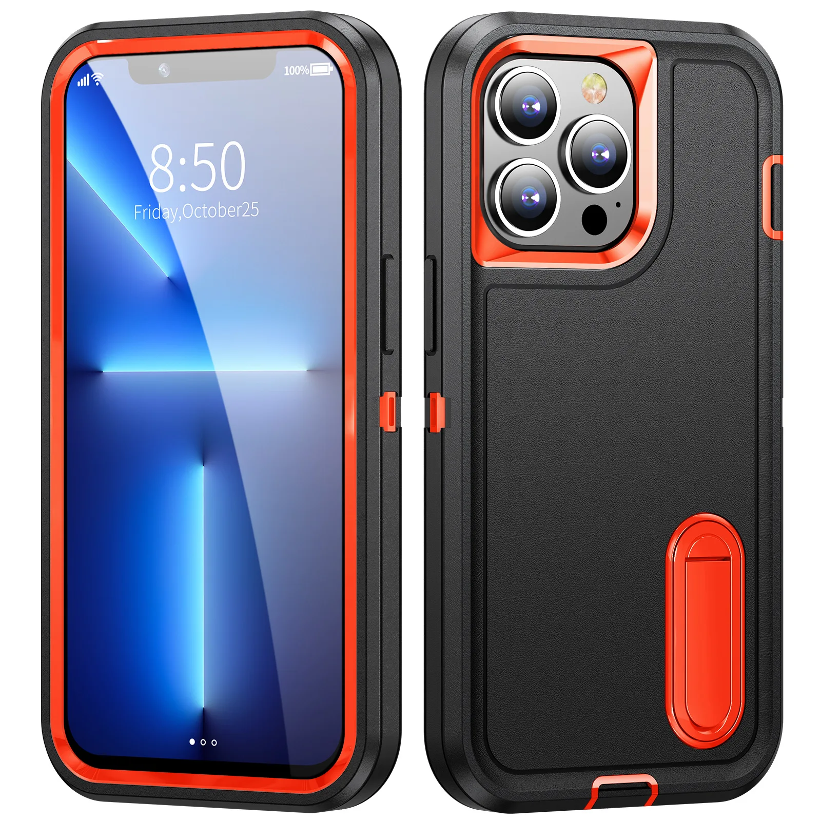 Heavy Duty Rugged Shockproof Protective Cover For iPhone 13 Pro Max 12 Pro 11 Pro Max 6s 7 8 Plus SE X Xs XR Case with kickstand
Heavy Duty Rugged Shockproof Protective Cover For iPhone 13 Pro Max 12 Pro 11 Pro Max 6s 7 8 Plus SE X Xs XR Case with kickstand