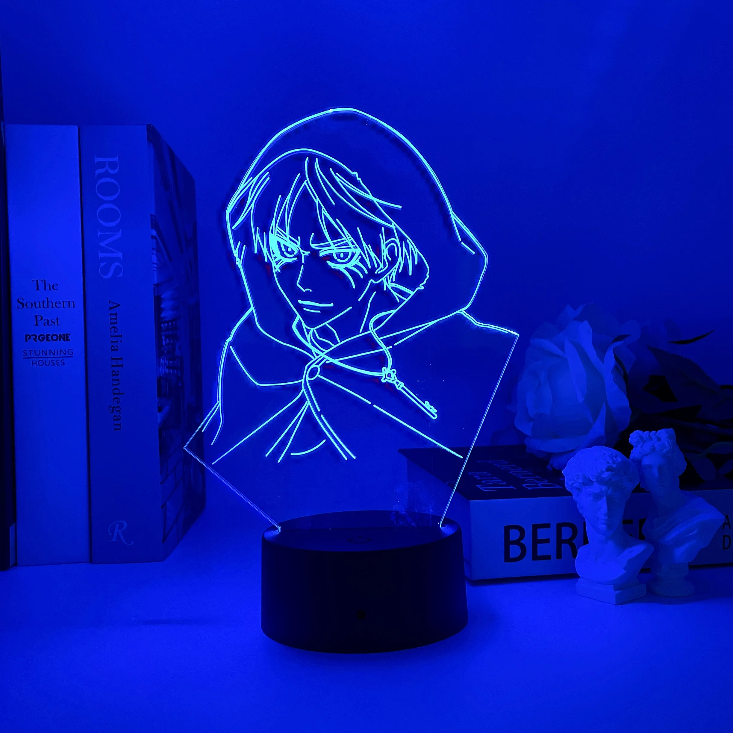 Anime LED Light Levi Ackerman Figure for Bedroom Decor Attack on Titan Night Light Birthday Gift Shingeki No Kyojin 3D Lamp
Anime LED Light Levi Ackerman Figure for Bedroom Decor Attack on Titan Night Light Birthday Gift Shingeki No Kyojin 3D Lamp