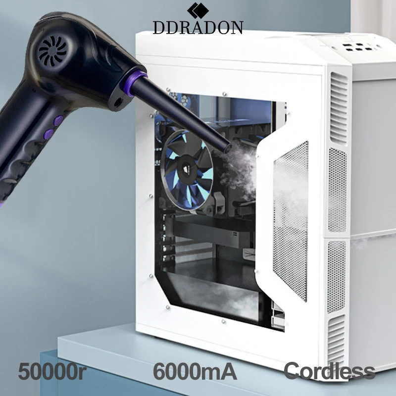 Беспроводной Перезаряжаемый воздуходувка DDRADON Air Duster, сжатый USB портативный ПК, ноутбук, автомобильная клавиатура, электроника 6500 мАч, 50000 об/...
Беспроводной Перезаряжаемый воздуходувка DDRADON Air Duster, сжатый USB портативный ПК, ноутбук, автомобильная клавиатура, электроника 6500 мАч, 50000 об/...
