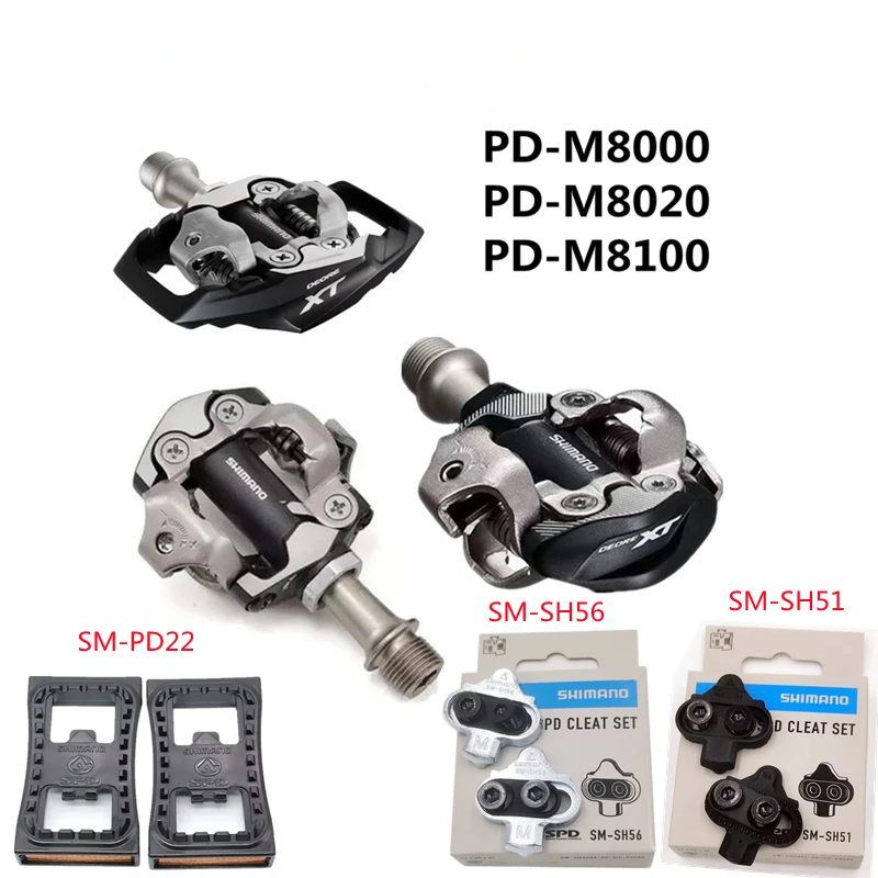 DEORE XT Pedals PD-M8100/M8000/M8020 Self-Locking SPD Pedals MTB Components Mountain Bike Parts with box with SM-SH51/56 SM-PD22
DEORE XT Pedals PD-M8100/M8000/M8020 Self-Locking SPD Pedals MTB Components Mountain Bike Parts with box with SM-SH51/56 SM-PD22
