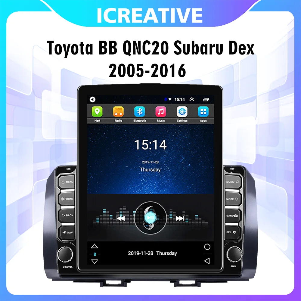 2 Din 4G Android Autoradio For Toyota BB QNC20 Subaru Dex 2005-2016 9.7" Tesla Screen Car Multimedia Player GPS Navigator
2 Din 4G Android Autoradio For Toyota BB QNC20 Subaru Dex 2005-2016 9.7" Tesla Screen Car Multimedia Player GPS Navigator