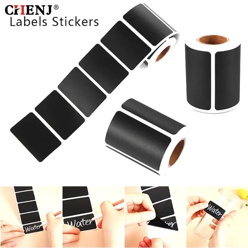120Pcs/Roll Waterproof Chalkboard Kitchen Spice Label Stickers Home Jars Bottles Tags Blackboard Labels Stickers With Marker Pen 
120Pcs/Roll Waterproof Chalkboard Kitchen Spice Label Stickers Home Jars Bottles Tags Blackboard Labels Stickers With Marker Pen