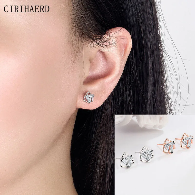 2022 Fashion Stud Earrings For Women Geometric Triangle Cross Crystal Zircon Rose/White Gold Pin Stud Earrings Wedding Jewelry
2022 Fashion Stud Earrings For Women Geometric Triangle Cross Crystal Zircon Rose/White Gold Pin Stud Earrings Wedding Jewelry