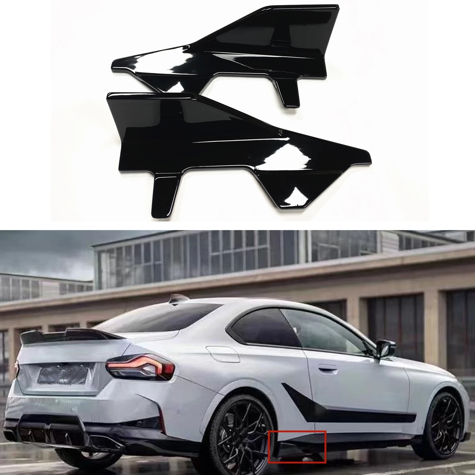 Для BMW 2 серии G42 Coupe 2022 2 двери глянцевый черный Автомобильный Боковой бампер разветвитель закрывает нижнюю юбку угловой спойлер защитная пл...
Для BMW 2 серии G42 Coupe 2022 2 двери глянцевый черный Автомобильный Боковой бампер разветвитель закрывает нижнюю юбку угловой спойлер защитная пл...