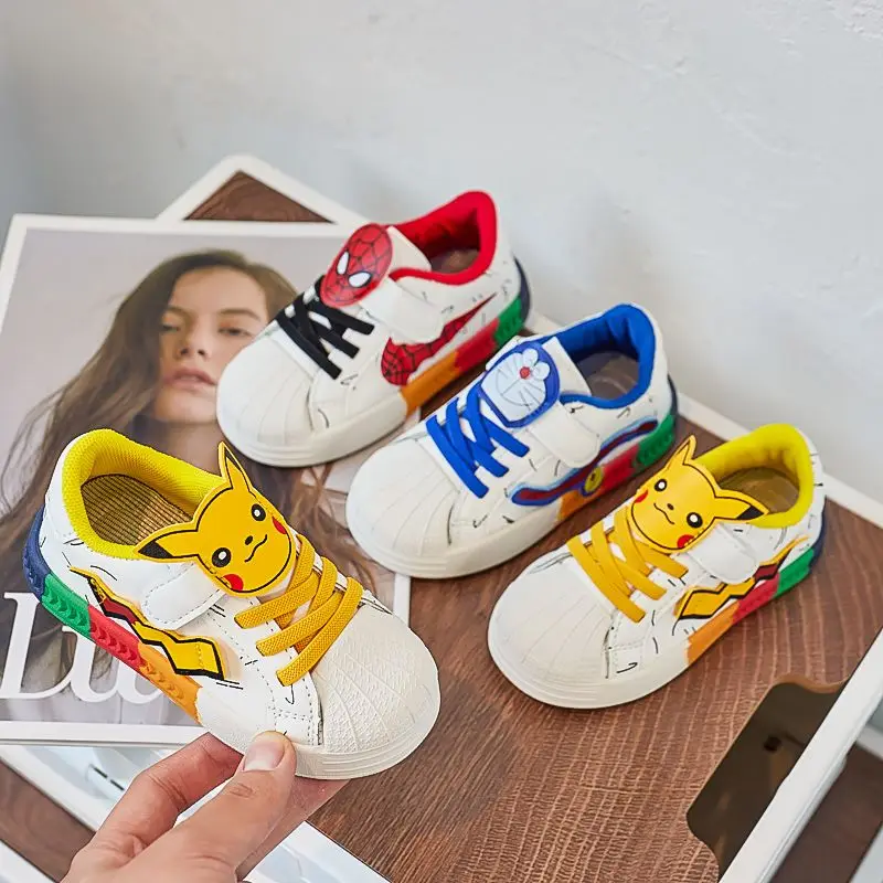 Kawaii Anime Pokemon Pikachu Children's Shell Toe Sneakers Cartoon Cute Fashion Sneakers Casual Non-Slip White Shoes 2023
Kawaii Anime Pokemon Pikachu Children's Shell Toe Sneakers Cartoon Cute Fashion Sneakers Casual Non-Slip White Shoes 2023
