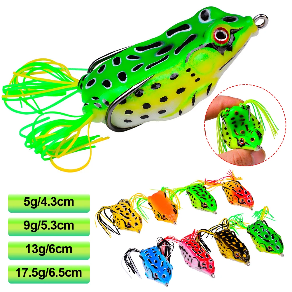 1PCS Frog Silicone Soft Bait Fishing Lures 5G/9G/13G/17.5G Frog Spinner Carp Fishing Lures with Double Hooks Sea Fishing Tackle
1PCS Frog Silicone Soft Bait Fishing Lures 5G/9G/13G/17.5G Frog Spinner Carp Fishing Lures with Double Hooks Sea Fishing Tackle