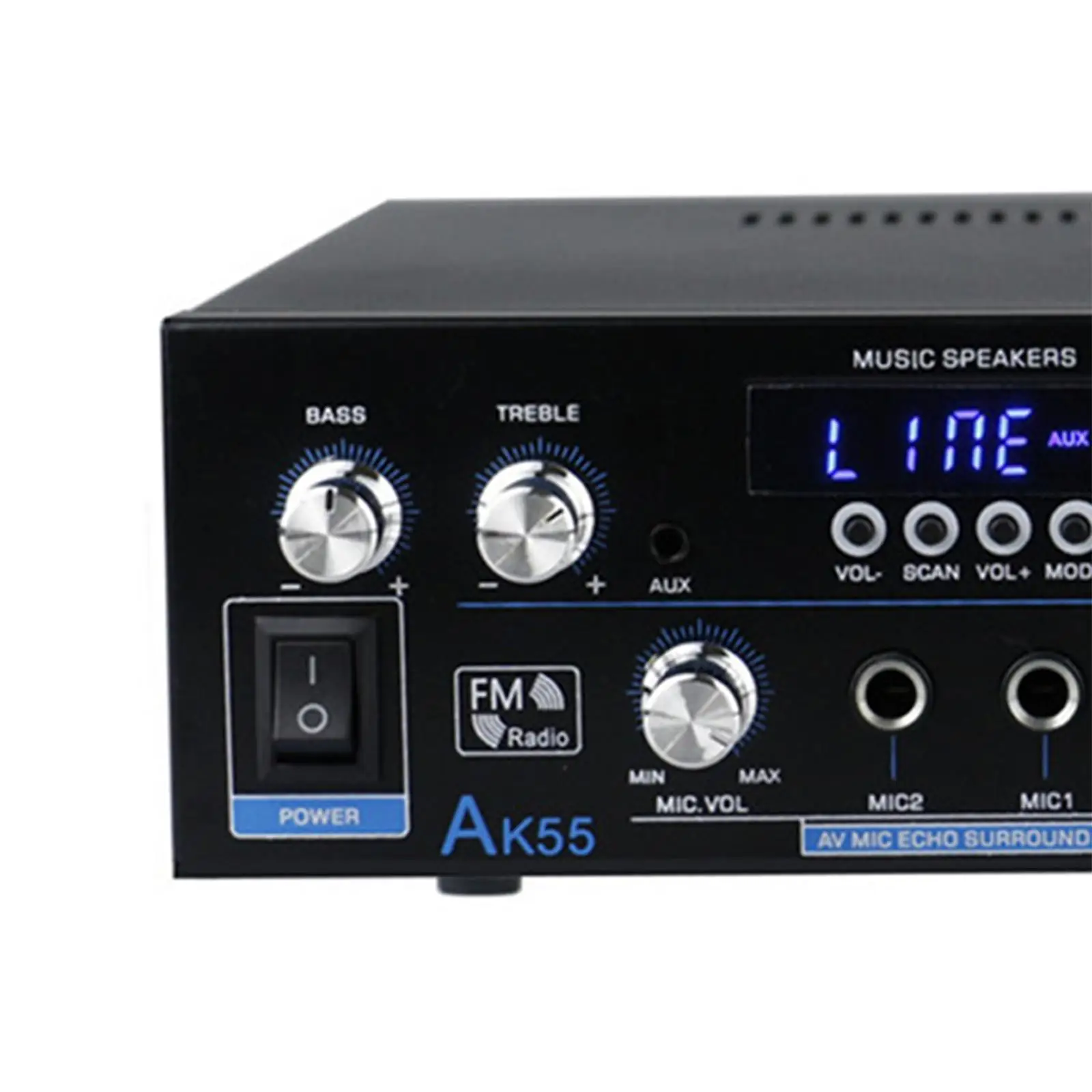 Усилитель мощности аудио 2,0 каналов USB BT FM AUX Mic 110-240 В для магазина домашнего кинотеатра 70 Вт + 70 Вт HiFi стерео усилитель громкоговоритель приемник США
Усилитель мощности аудио 2,0 каналов USB BT FM AUX Mic 110-240 В для магазина домашнего кинотеатра 70 Вт + 70 Вт HiFi стерео усилитель громкоговоритель приемник США