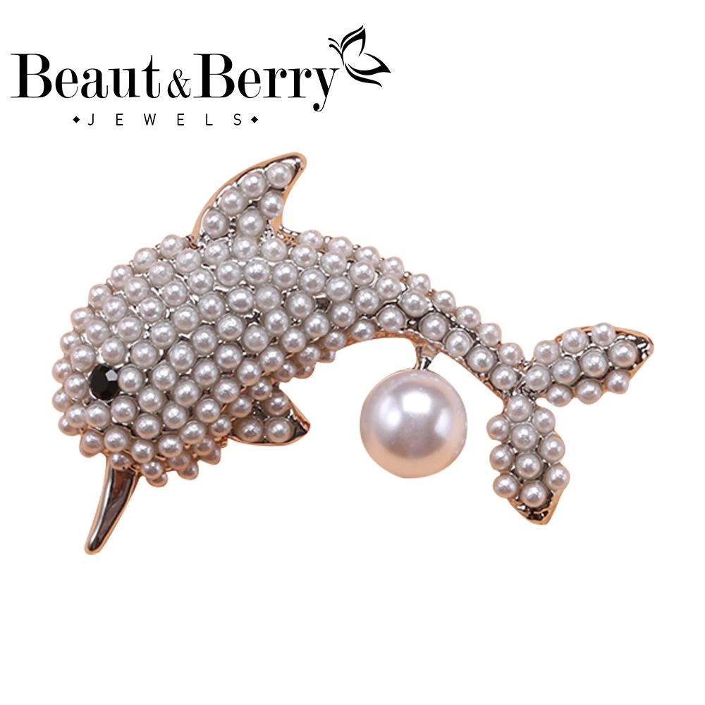 Beaut&Berry Dolphin Pearl Brooches For Women Men 2-color Lovely Sea Fish Party Office Brooches Pin Gifts
Beaut&Berry Dolphin Pearl Brooches For Women Men 2-color Lovely Sea Fish Party Office Brooches Pin Gifts